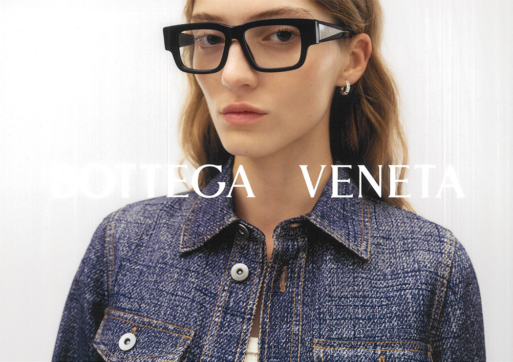 BOTTEGA VENETAのメガネフレーム広告画像